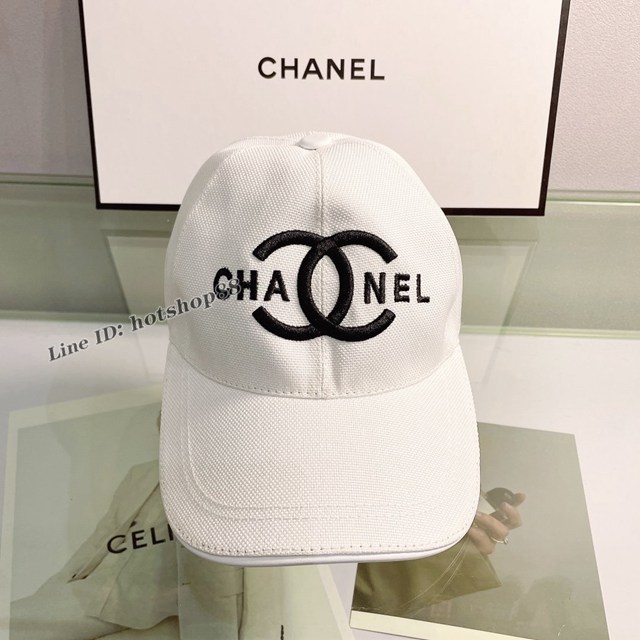 CHANEL專門店新款香奈兒男女可用百搭款經典語錄原單棒球帽 mmyj3069